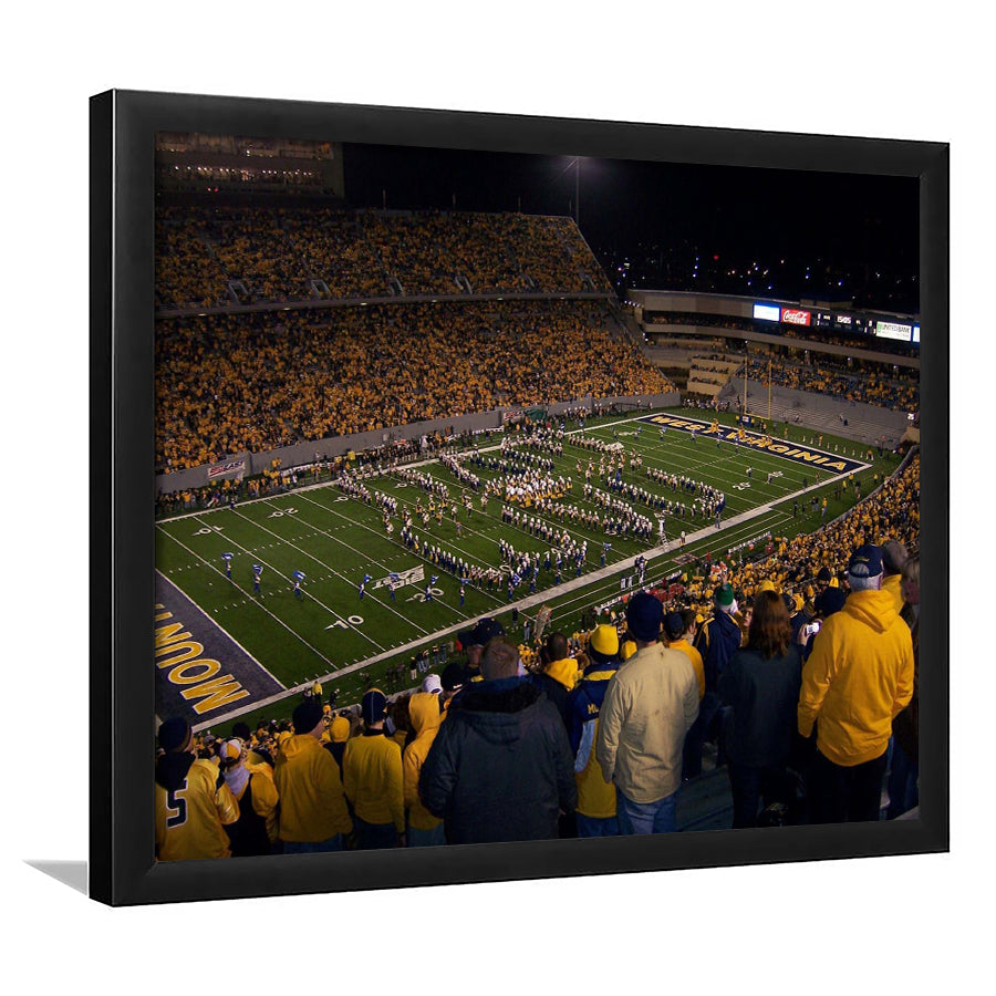 West Virginia Mountaineers Stadium Art Prints Milan Puskar Stadium,Sport Stadium Art Prints, Fan Gift, Wall Decor