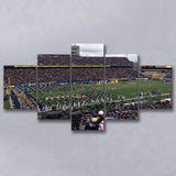 West Virginia Mountaineers Stadium Canvas Prints Milan Puskar Stadium,Multi Panels,Sport Stadium Art Prints, Fan Gift
