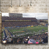 West Virginia Mountaineers Stadium Canvas Prints Milan Puskar Stadium,Sport Stadium Art Prints, Fan Gift, Wall Decor