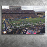 West Virginia Mountaineers Stadium Canvas Prints Milan Puskar Stadium,Sport Stadium Art Prints, Fan Gift, Wall Decor