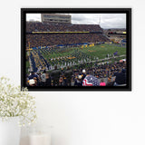 West Virginia Mountaineers Stadium Framed Canvas Prints Milan Puskar Stadium,Sport Stadium Art Prints, Fan Gift