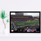 West Virginia Mountaineers Stadium Art Prints Milan Puskar Stadium,Sport Stadium Art Prints, Fan Gift, Wall Decor