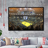 West Virginia Mountaineers Wall Art WVU Coliseum Stadium Art Prints,Sport Stadium Art Prints, Fan Gift, Wall Decor