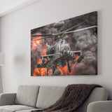 Westland Wah 64D Longbow Apache Canvas Prints Wall Art Decor - Painting Canvas, Art Prints, Ready to Hang