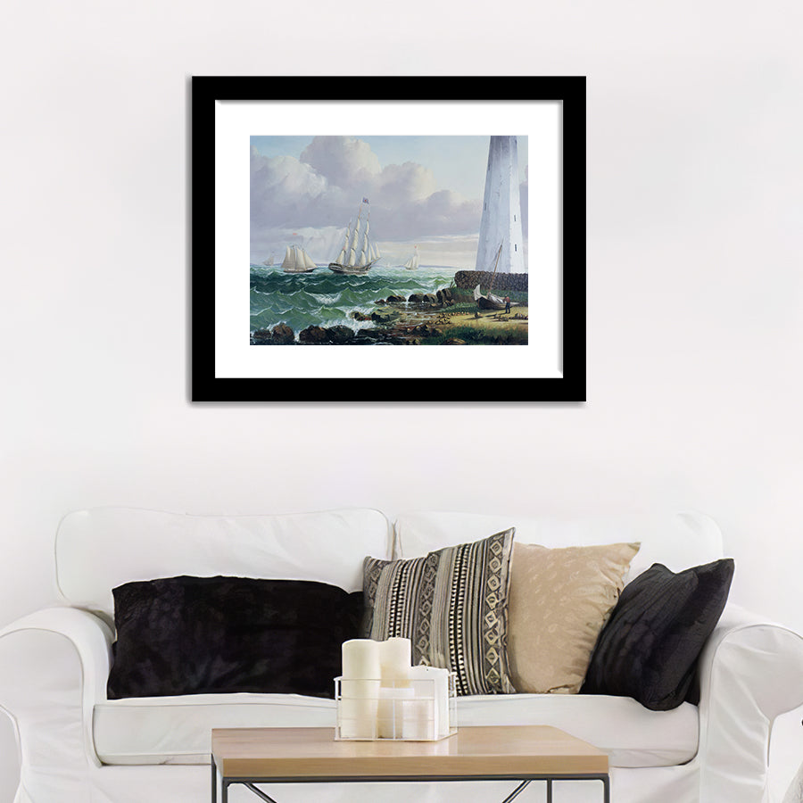 Whalers Coming Home Wall Art Print - Framed Art, Framed Prints, Painting Print