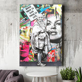 Where There Is Love There Is Life Ghandi Canvas Prints Wall Art Decor - Painting Canvas, Home Decor, Art Print, Art For Sale