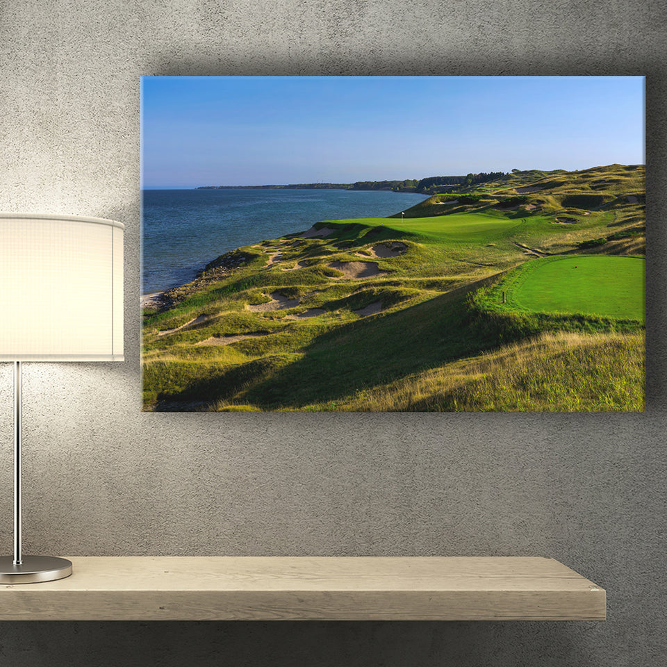 Whistling Straits Golf Resort, Straits Course Hole 03, Kohler, Wisconsin, Golf Art Print, Canvas Prints Wall Art Decor