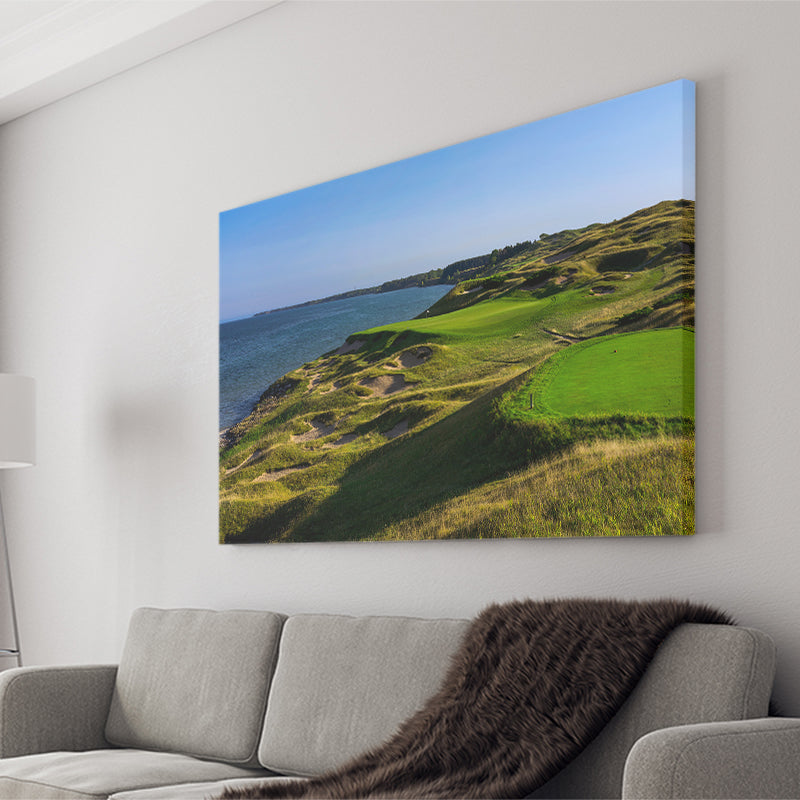 Whistling Straits Golf Resort, Straits Course Hole 03, Kohler, Wisconsin, Golf Art Print, Canvas Prints Wall Art Decor