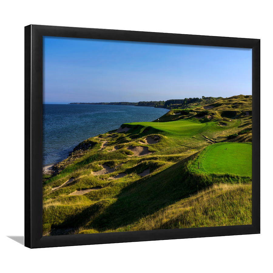 Whistling Straits Golf Resort, Straits Course Hole 03, Kohler, Wisconsin, Golf Sport Print, Framed Art Prints Home Decor