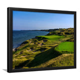 Whistling Straits Golf Resort, Straits Course Hole 03, Kohler, Wisconsin, Golf Sport Print, Framed Art Prints Home Decor