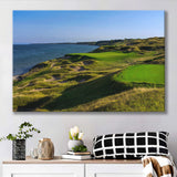 Whistling Straits Golf Resort, Straits Course Hole 03, Kohler, Wisconsin, Golf Art Print, Canvas Prints Wall Art Decor