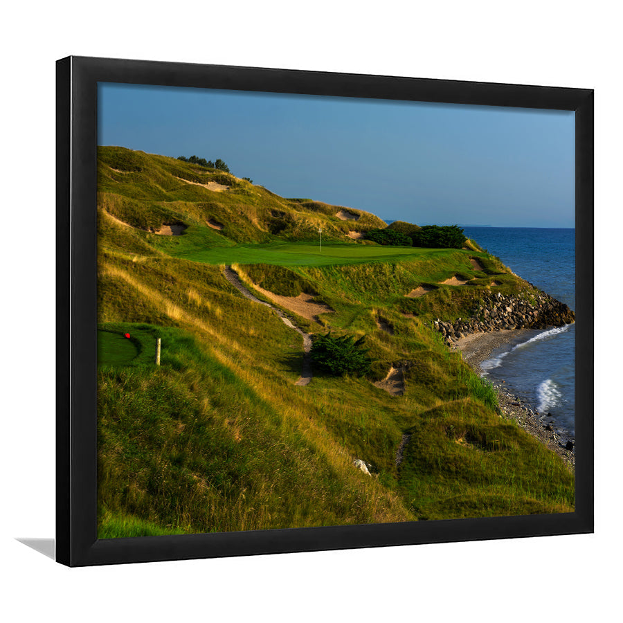 Whistling Straits Golf Resort, Straits Course Hole 07, Kohler, Wisconsin, Golf Sport Print, Framed Art Prints Home Decor