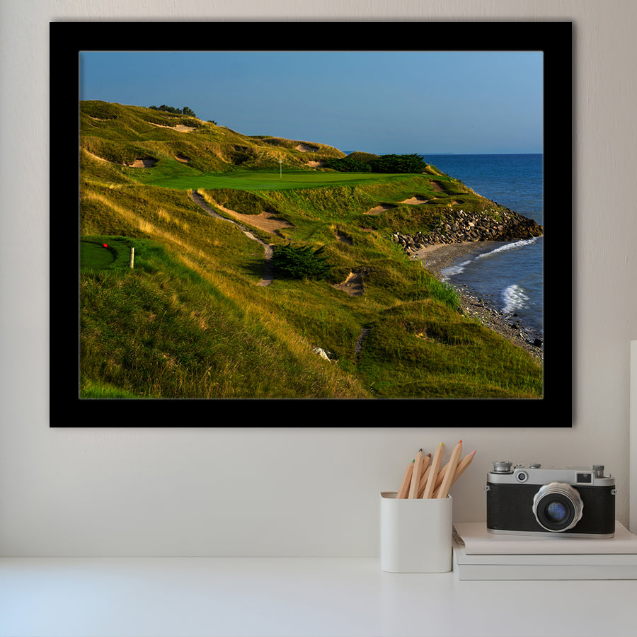 Whistling Straits Golf Resort, Straits Course Hole 07, Kohler, Wisconsin, Golf Sport Print, Framed Art Prints Home Decor