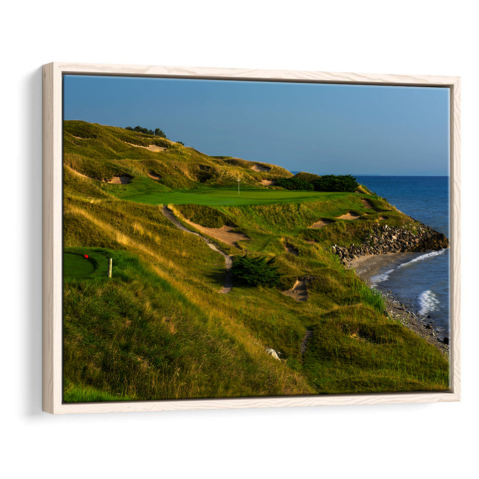 Whistling Straits Golf Resort, Straits Course Hole 07, Kohler, Wisconsin, Framed Canvas Prints Wall Art Decor, Floating Frame