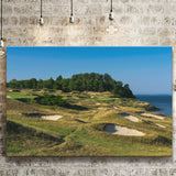 Whistling Straits Golf Resort, Straits Course Hole 14, Kohler, Wisconsin, Golf Art Print, Canvas Prints Wall Art Decor