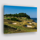 Whistling Straits Golf Resort, Straits Course Hole 14, Kohler, Wisconsin, Golf Art Print, Canvas Prints Wall Art Decor