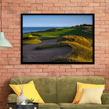 Whistling Straits Golf Resort, Straits Course Hole 16, Kohler, Wisconsin, Golf Sport Print, Framed Art Prints Home Decor