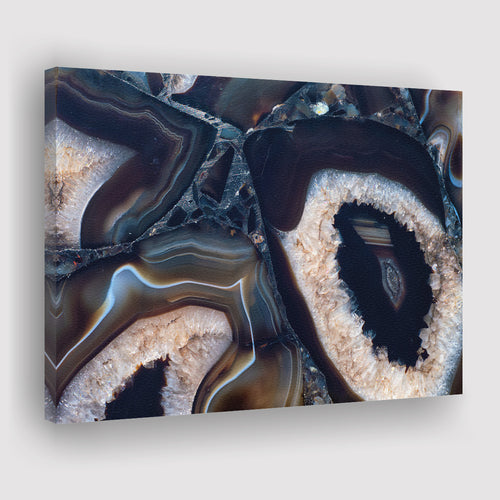 White Abstract Jewelry Stone Canvas Prints Wall Art - Canvas Painting, Painting Art, Prints for Sale, Wall Decor, Home Decor