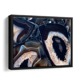 White Abstract Jewelry Stone Framed Canvas Prints Wall Art - Canvas Painting, Framed Art, Prints for Sale, Wall Decor, Home Decor