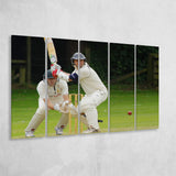 White Cricket, Stadium Canvas, Sport Art, Gift for him, Multi Panels B, Canvas Prints Wall Art Decor