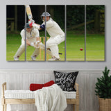 White Cricket, Stadium Canvas, Sport Art, Gift for him, Multi Panels B, Canvas Prints Wall Art Decor