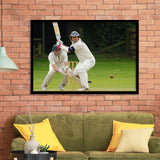 White Cricket, Stadium Canvas, Sport Art, Gift for him, Framed Art Prints Wall Art Decor, Framed Picture