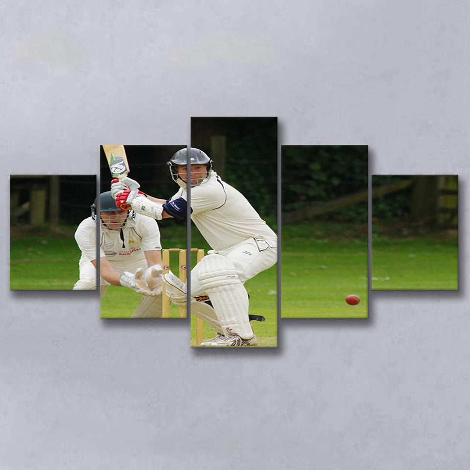 White Cricket, Stadium Canvas, Sport Art, Large Canvas, Multi Panels, Canvas Prints Wall Art Decor