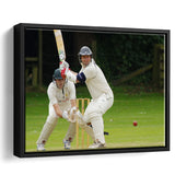 White Cricket, Stadium Canvas, Sport Art, Gift for him, Framed Canvas Prints Wall Art Decor, Framed Picture