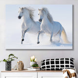 White Horses Canvas Prints Wall Art Decor - Paiting Canvas, Art Prints, Wall Decor, For Sale