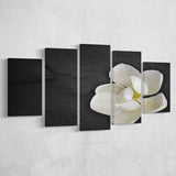 White Magnolia Flower, Floral Multi Panels,Canvas Prints Wall Art Home Decor