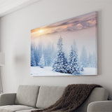 White Nature Over The Sunlight Canvas Prints Wall Art Home Decor