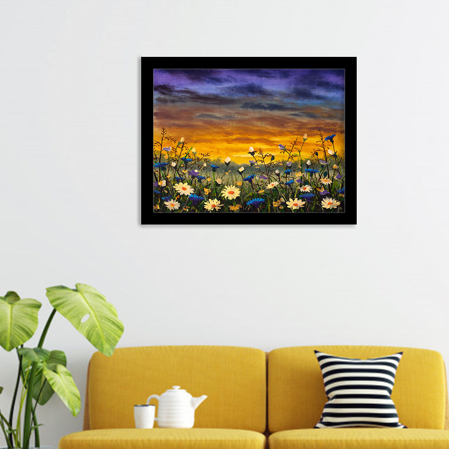 White Daisies Framed Wall Art - Framed Prints, Art Prints, Print for Sale, Painting Prints