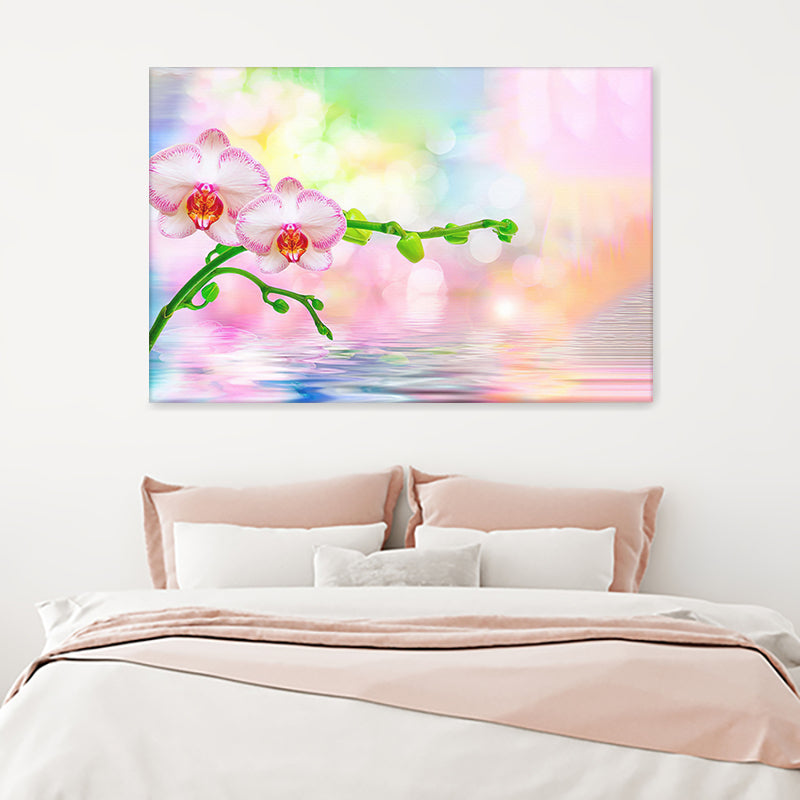 White Orchid Canvas Wall Art - Canvas Prints, Prints for Sale, Canvas Painting, Canvas On Sale