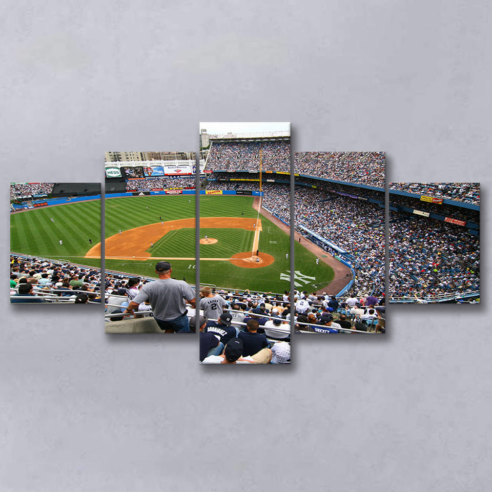 Wide View Yankee, Stadium Canvas, Sport Art, Large Canvas, Multi Panels, Canvas Prints Wall Art Decor
