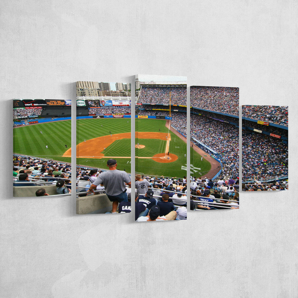 Wide View Yankee, Stadium Canvas, Sport Art, Large Canvas, Multi Panels, Canvas Prints Wall Art Decor