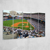 Wide View Yankee, Stadium Canvas, Sport Art, Gift for him, Multi Panels B, Canvas Prints Wall Art Decor
