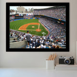 Wide View Yankee, Stadium Canvas, Sport Art, Gift for him, Framed Art Prints Wall Art Decor, Framed Picture