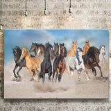 Wild Horses Canvas Prints Wall Art - Canvas Painting, Painting Art, Prints for Sale, Wall Decor, Home Decor