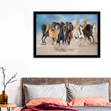 Wild Horses Framed Art Prints Wall Decor - Painting Art, Framed Prints, Prints for Sale, Wall Art, Home Decor