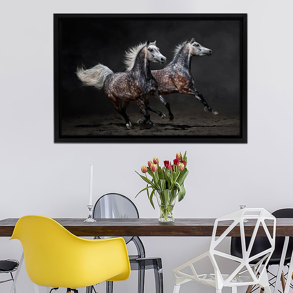 Wild Horses Canvas Wall Art - Framed Art, Prints For Sale, Painting Fo –  UnixCanvas, image size:960x960