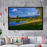 Wilderness Club Hole 05 Wilderness Golf Courses, Eureka, Montana, Golf Sport Print, Golf Lover, Framed Art Prints Home Decor