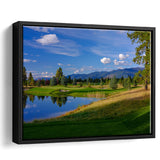 Wilderness Club Hole 05 Wilderness Golf Courses, Eureka, Montana, Framed Canvas Prints Wall Art Decor, Floating Frame