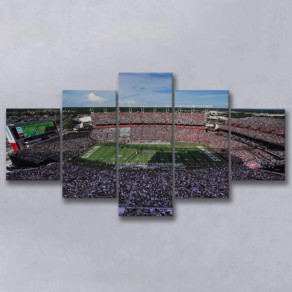 William Brice Stadium, Stadium Canvas, Sport Art, Large Canvas, Multi Panels, Canvas Prints Wall Art Decor
