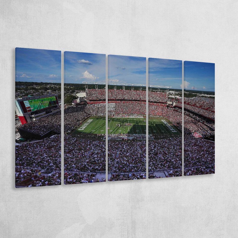 William Brice Stadium, Stadium Canvas, Sport Art, Gift for him, Multi Panels B, Canvas Prints Wall Art Decor