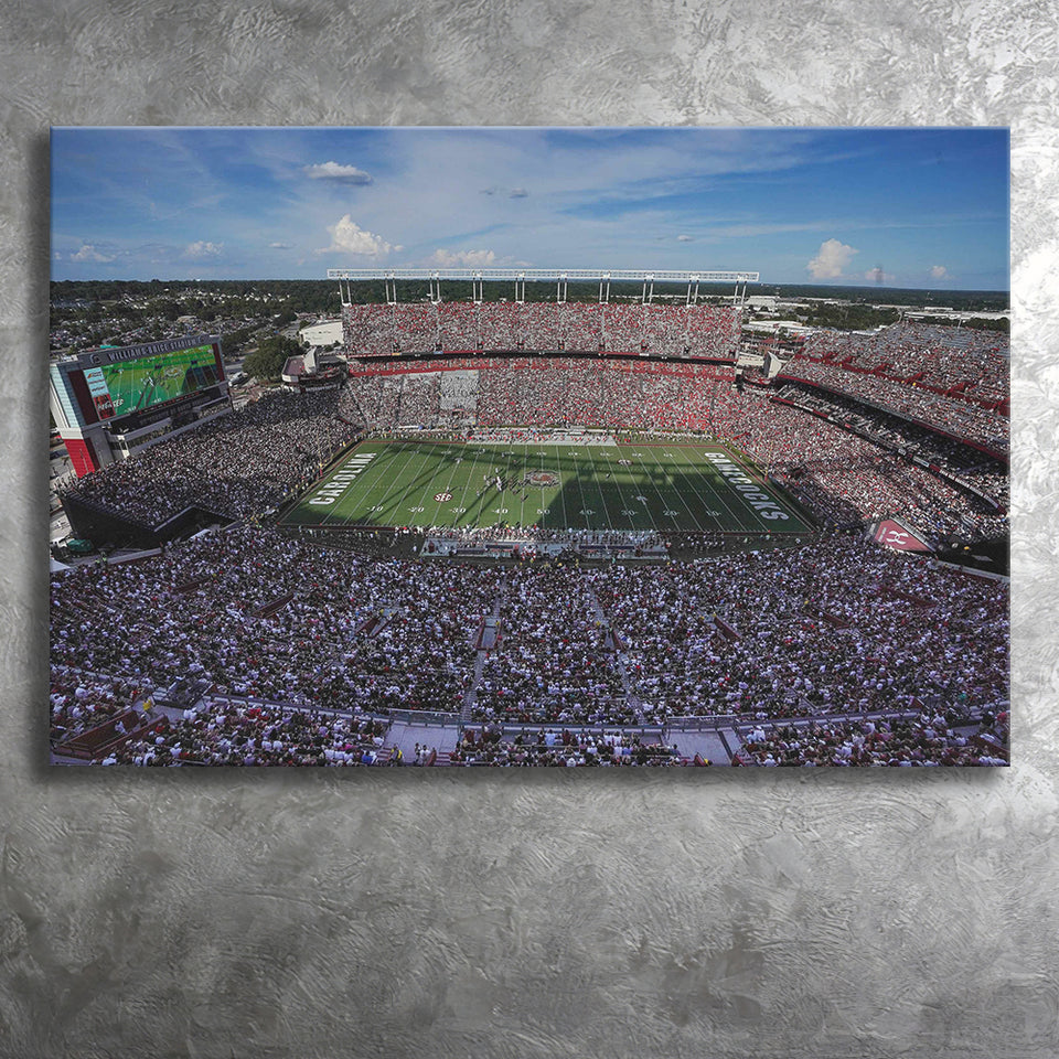 William Brice Stadium, Stadium Canvas, Sport Art, Gift for him, Fan Gift, Canvas Prints Wall Art Decor
