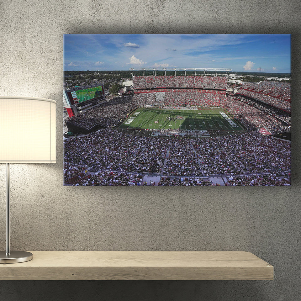 William Brice Stadium, Stadium Canvas, Sport Art, Gift for him, Fan Gift, Canvas Prints Wall Art Decor