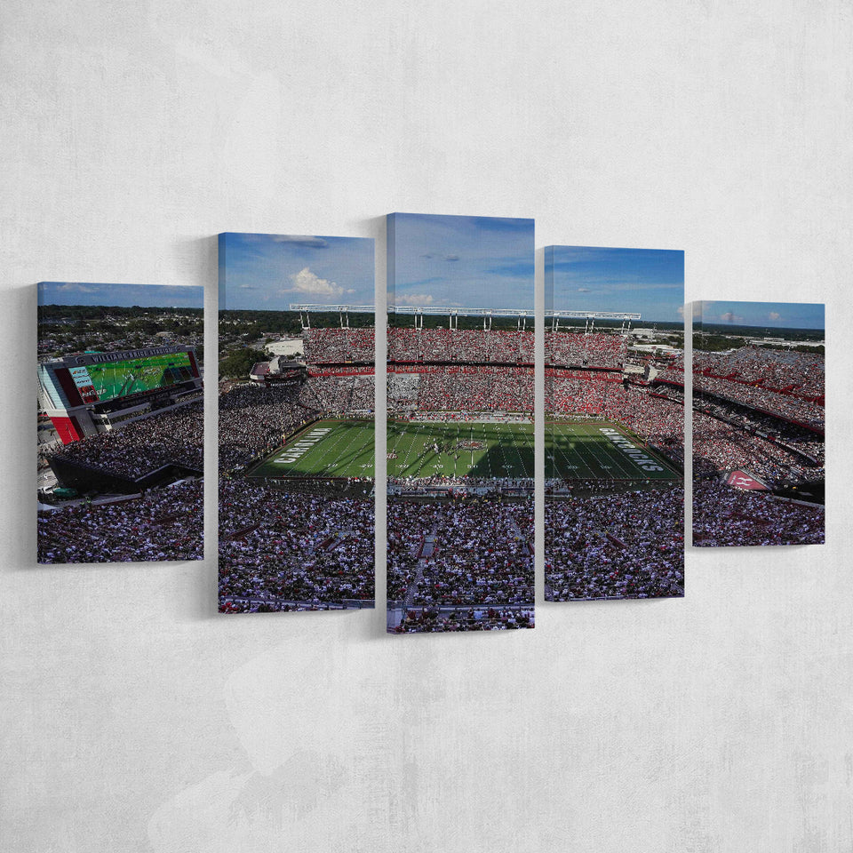 William Brice Stadium, Stadium Canvas, Sport Art, Large Canvas, Multi Panels, Canvas Prints Wall Art Decor
