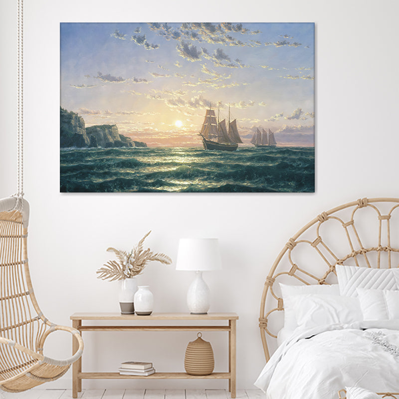 Windjammers Canvas Wall Art - Canvas Prints, Prints For Sale, Painting Canvas