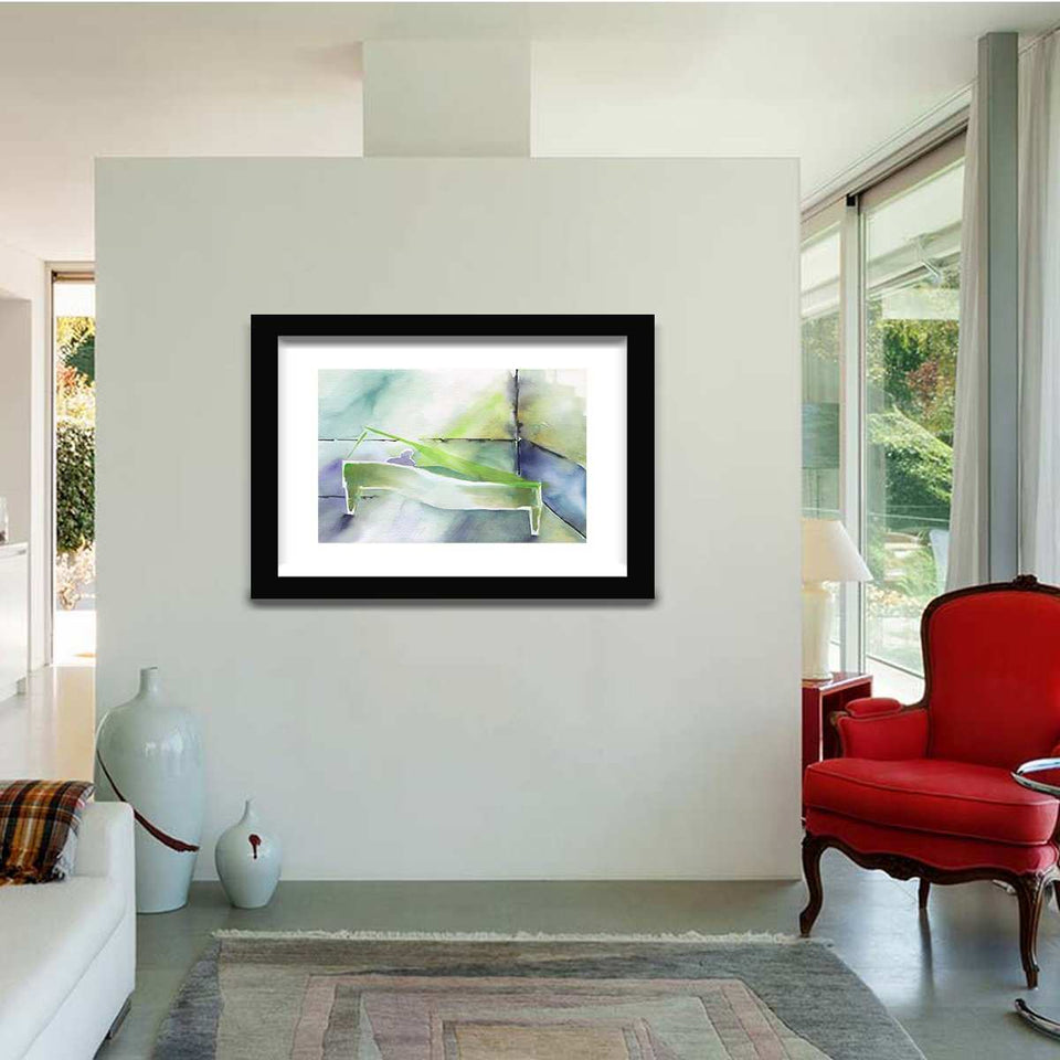 Window of Sound-Music art, Art print, Frame art, Plexiglass cover