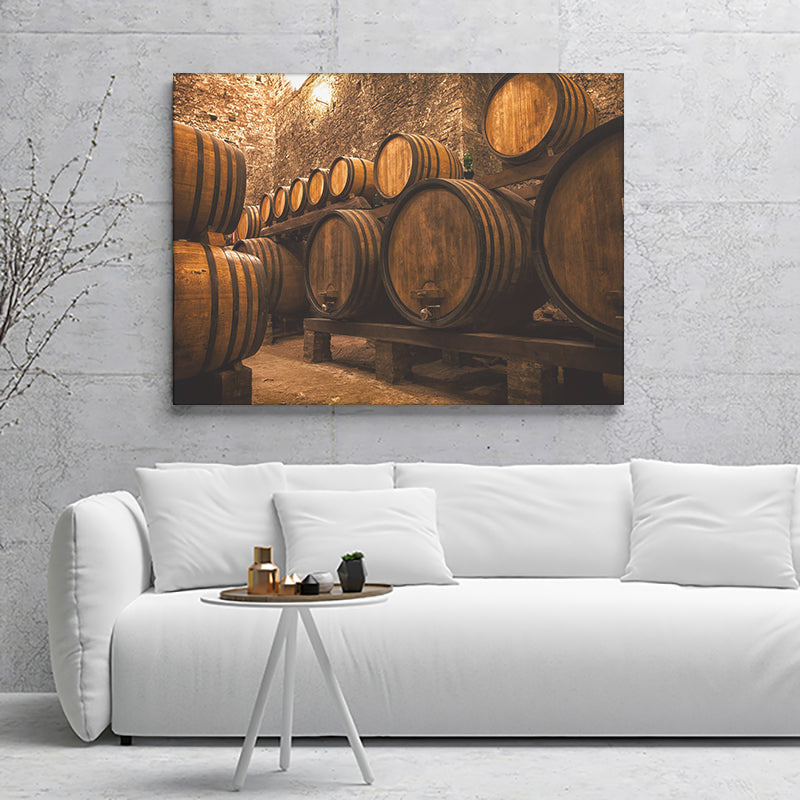 Wine Barrel Texture Canvas Wall Art - Canvas Prints, Prints For Sale, Painting Canvas,Canvas On Sale